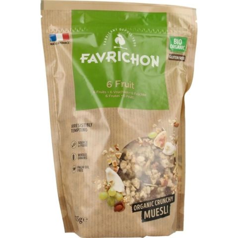 Favrichon - 6 Fruit muesli Biologisch