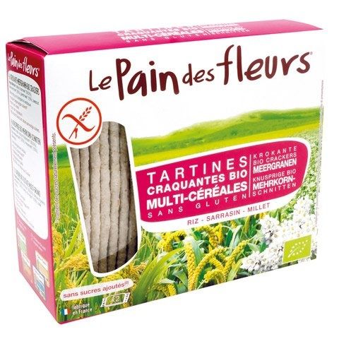 Le Pain Des Fleurs Krokante Crackers Meergranen Biologisch