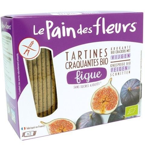 Le Pain Des Fleurs Krokante Crackers Vijg Biologisch