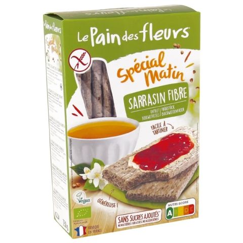 Le Pain Des Fleurs Ontbijtcrackers Boekweit Vezelrijk Biologisch