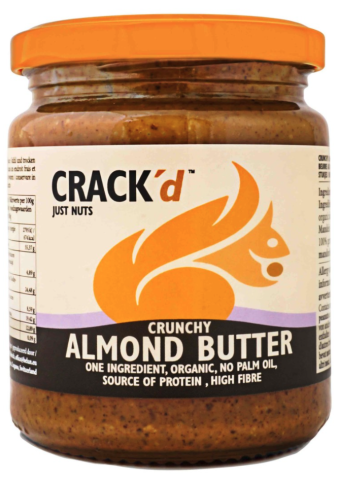 Crack'd Crunchy Amandelpasta Biologisch