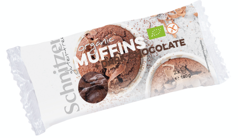 Schnitzer Muffin Chocolade Biologisch 2 Stuks