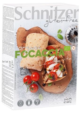 Schnitzer Focaccia Bake-off 4 Stuks Biologisch