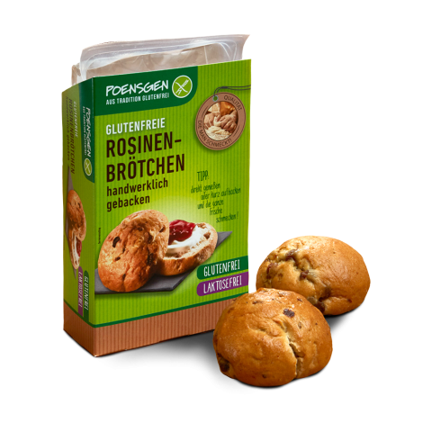 Poensgen Rozijnenbolletjes 2 stuks