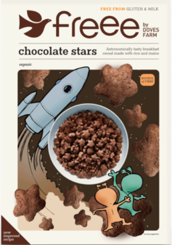 Doves Farm Chocolade Sterren Biologisch