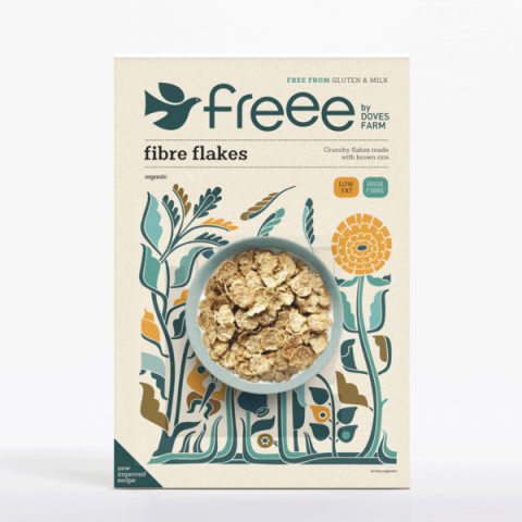 Doves Farm Fibre Flakes Biologisch