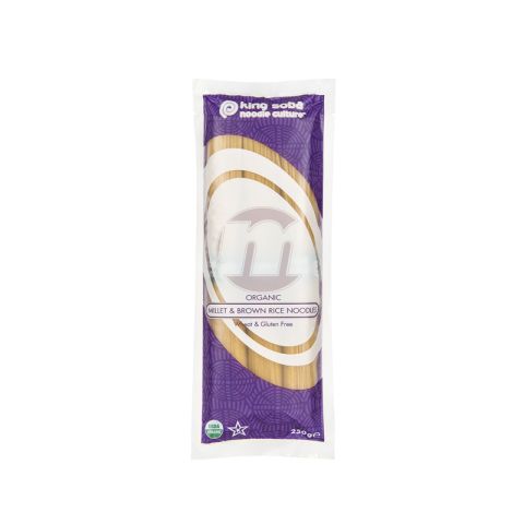 King Soba Gierst & Bruine Rijst Noedels Biologisch