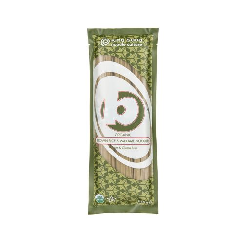 King Soba Bruine Rijst & Wakame Noedels Biologisch