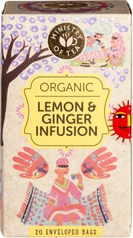Ministry of Tea Lemon & Ginger Infusion Thee Biologisch