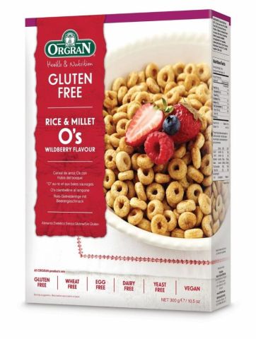 Orgran O's Rice & Millet O's Bosbes (6)