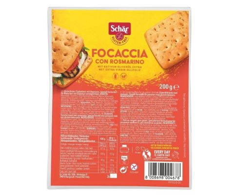 Schär Focaccia con Rosmarino 3 Stuks