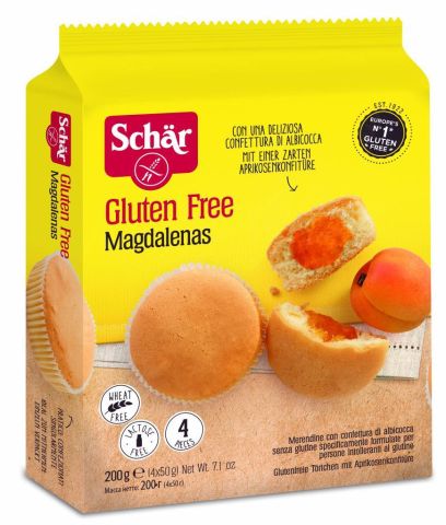 Schär Magdalenas (Cake met Jam) 4 stuks