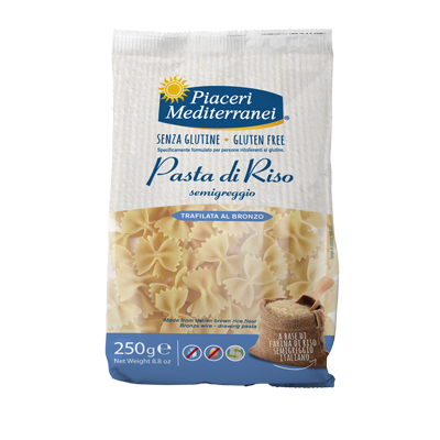 Piaceri Mediterranei Pasta di Riso Farfalle