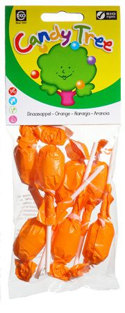 Candy Tree Sinaasappel Lollies Biologisch (7stuks)