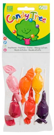 Candy Tree Fruitmix Lollies Biologisch (6stuks)