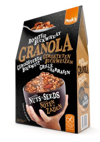 Peak's Free From Granola met Boekweit
